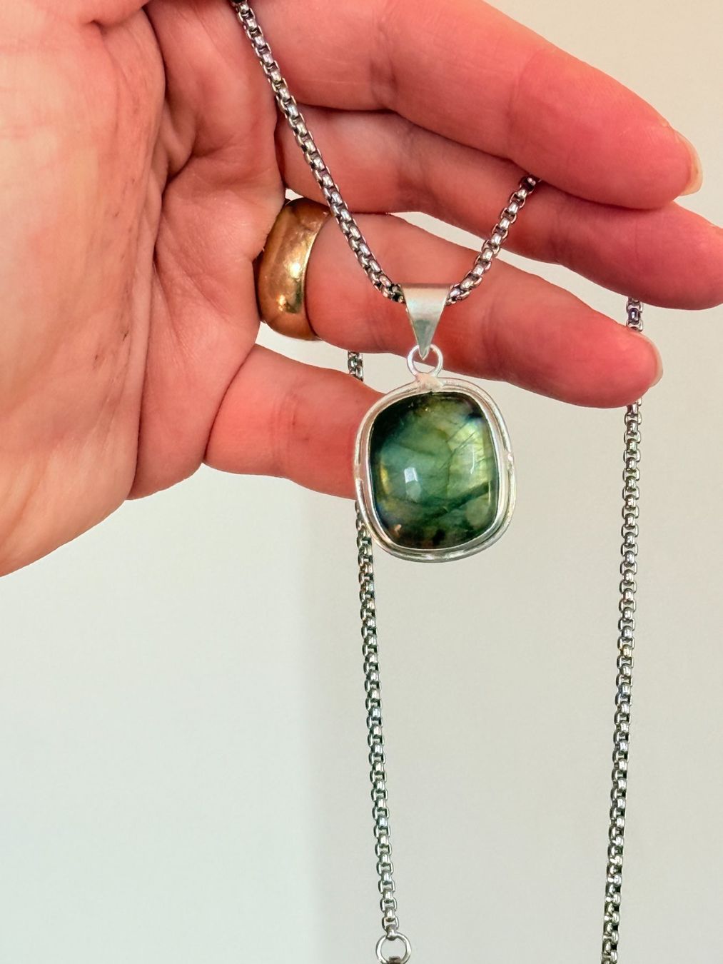 Catenine: Collier avec labradorite ✨ – Nuovo e nell'imballaggio originale da Genève venduto da AGBERG 9
