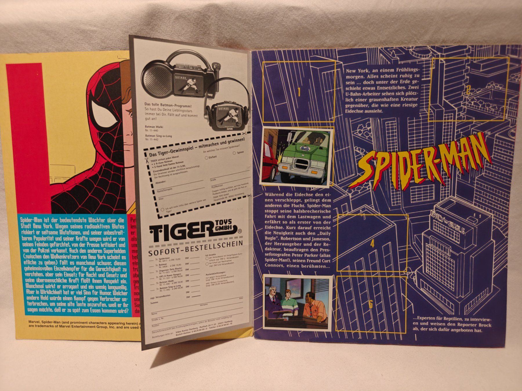 Panini Album: Spider-Man 1995 Panini Stickeralbum – Usato da Gutenswil venduto da Vulcano21 1