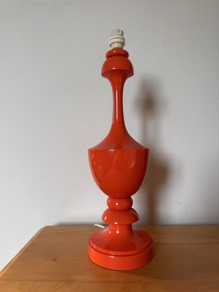 Lampes: Lampe de table Philippe Capelle orange bon état – D'occasion à Vésenaz par ang_5z9t