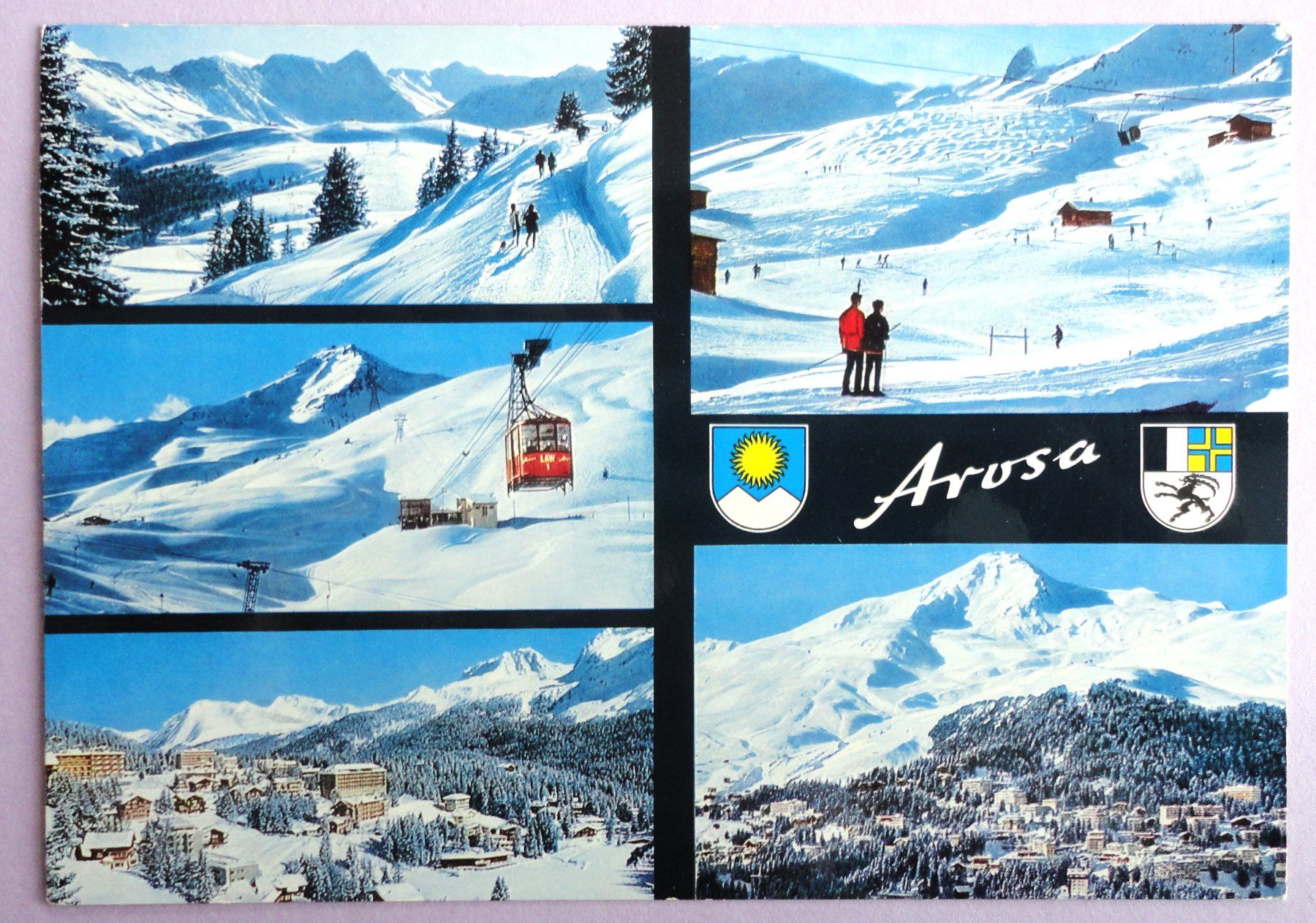 Cartoline postali: Arosa – Usato da Fétigny venduto da Billy2miny