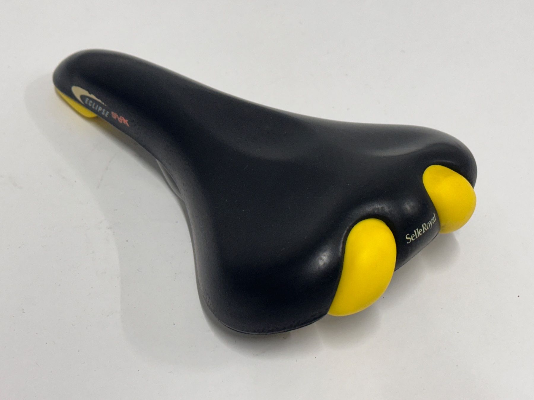 Pezzi di ricambio: Velo Sattel Selle Royal Eclipse Shark, schwarz / gelb – Usato da Bern venduto da troom105