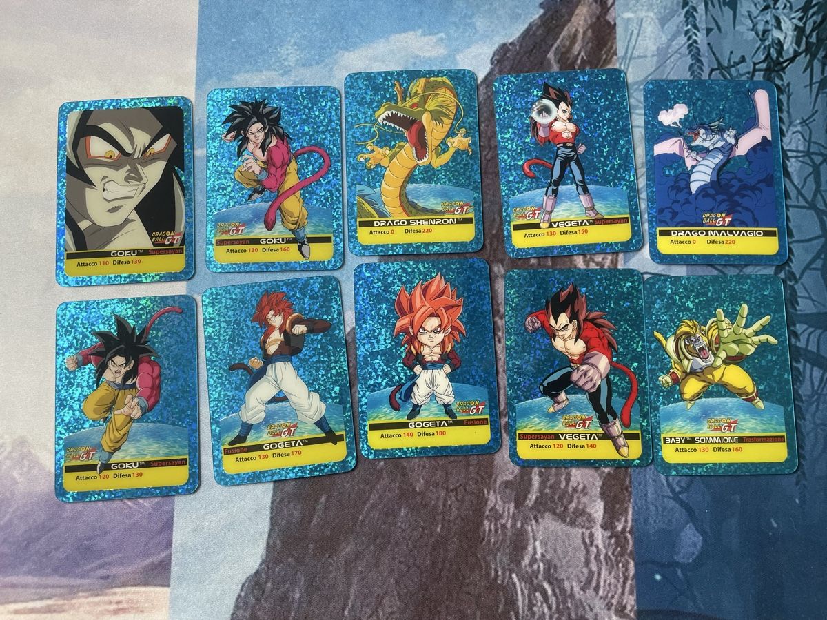 Cartoline: Carte Dragon Ball GT Lamincards – Usato da S. Pietro venduto da fil_yhb9