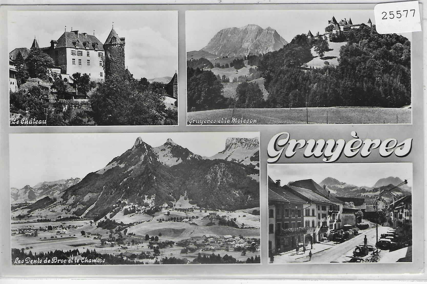 Cartoline postali: Gruyeres - Multiview – Antico da Ettingen venduto da Kartenplanet