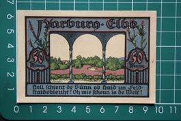 currency  germany harburg elbe 50 pfennig 1921