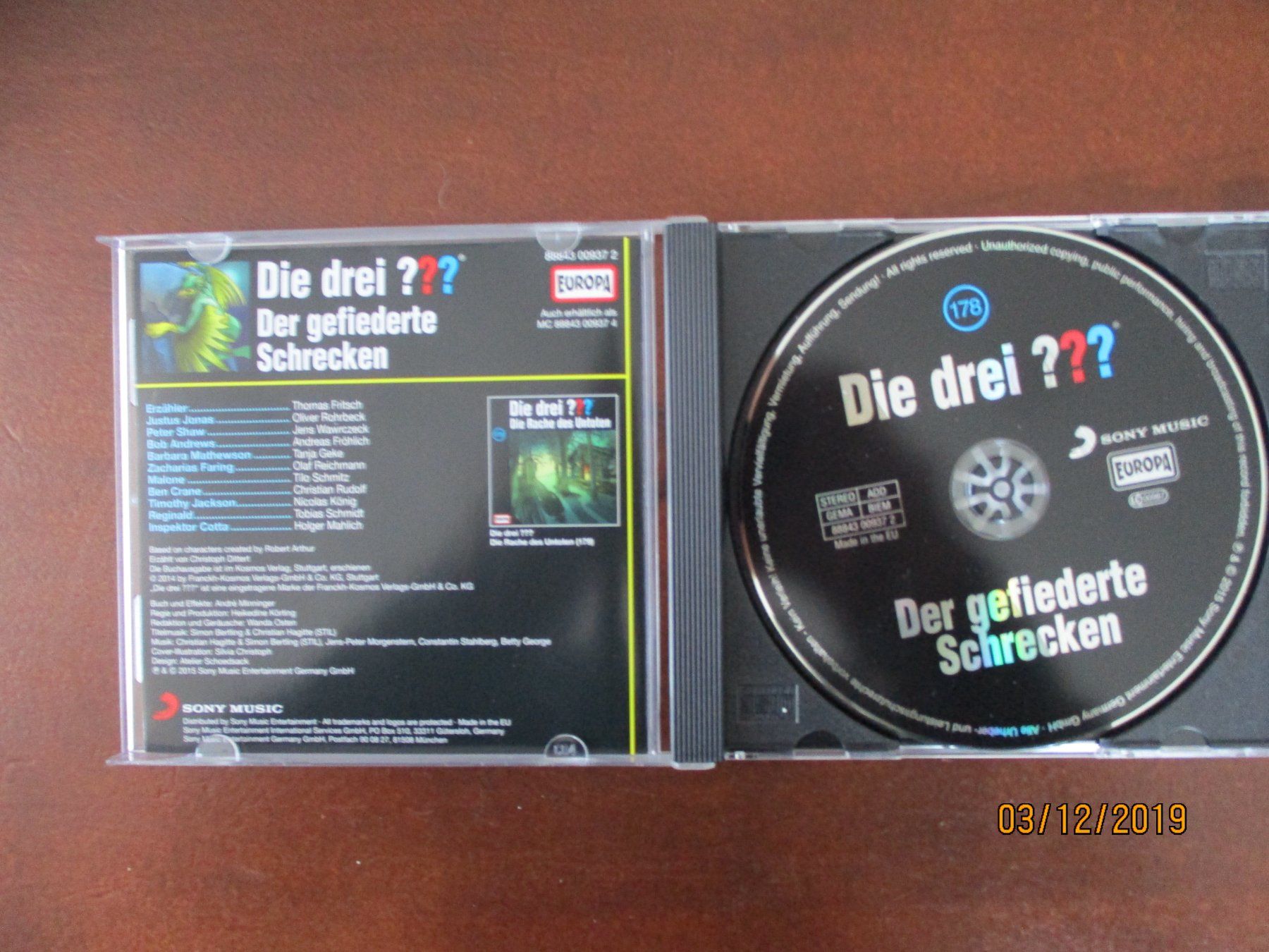 Audiolibri: Die drei Fragezeichen Folge 178 – Usato da Liestal venduto da Disc-Point 1
