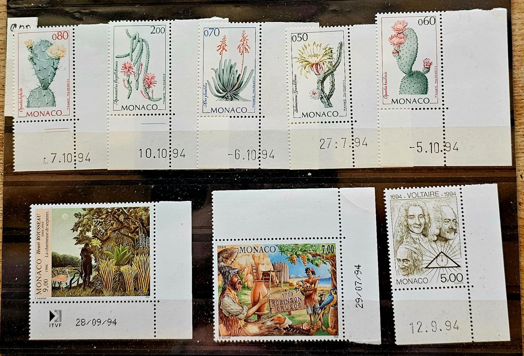 Tutti i francobolli: MONACO   Coins datés **, 1994 – Nuovo (secondo la descrizione) da Les Valettes venduto da Nuba1