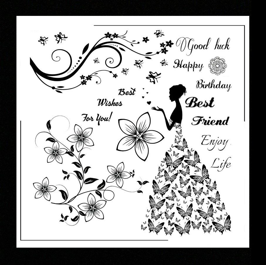 Stempel: Clear Stamps - Silikonstempel – Neu und originalverpackt aus Thun von Rowaner 1