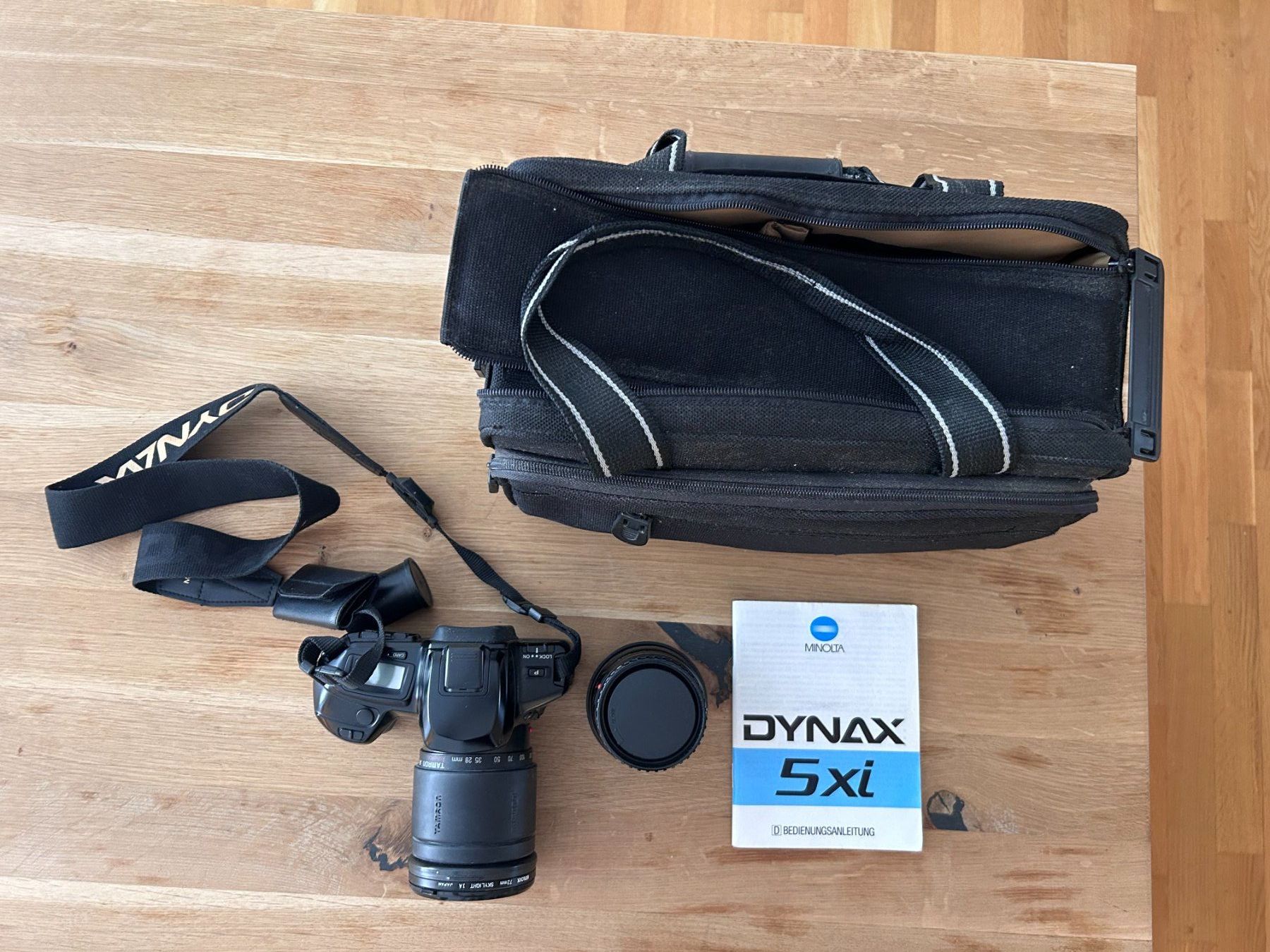 Minolta Fotocamera: Minolta Dynax 5xi mit Objektiv und Tasche – Usato da Zürich venduto da CMAAcoustics