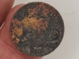 2 rappen 1903 Seltene Jahre