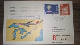 Swissair Zürich - Montreal - Chicago 17.05.1962