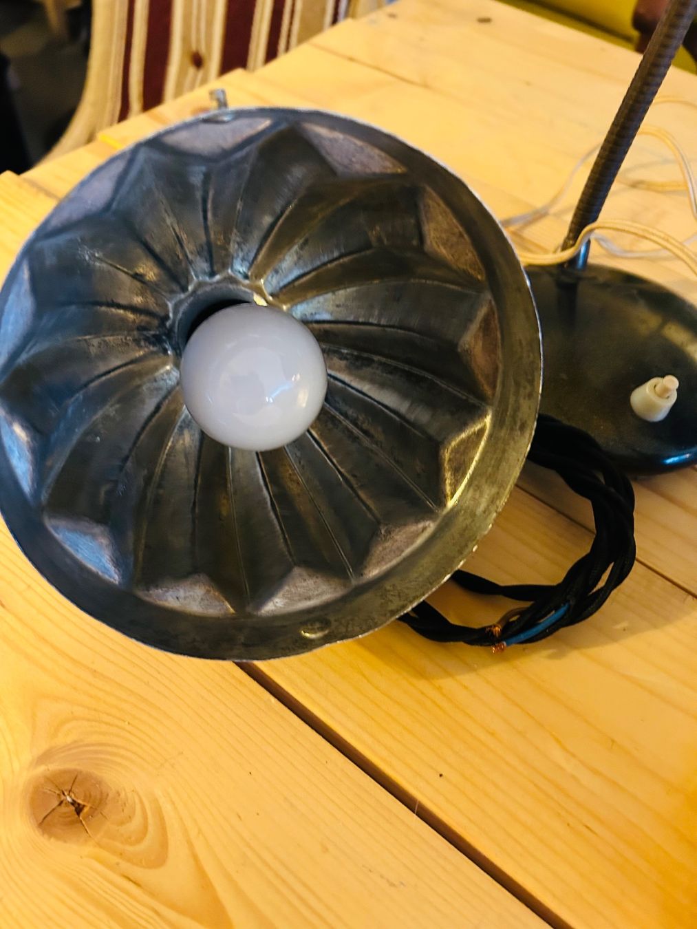 Lampade: 3 vintage  Lampen verkabelt. – Usato da Zürich venduto da KuduKing 5