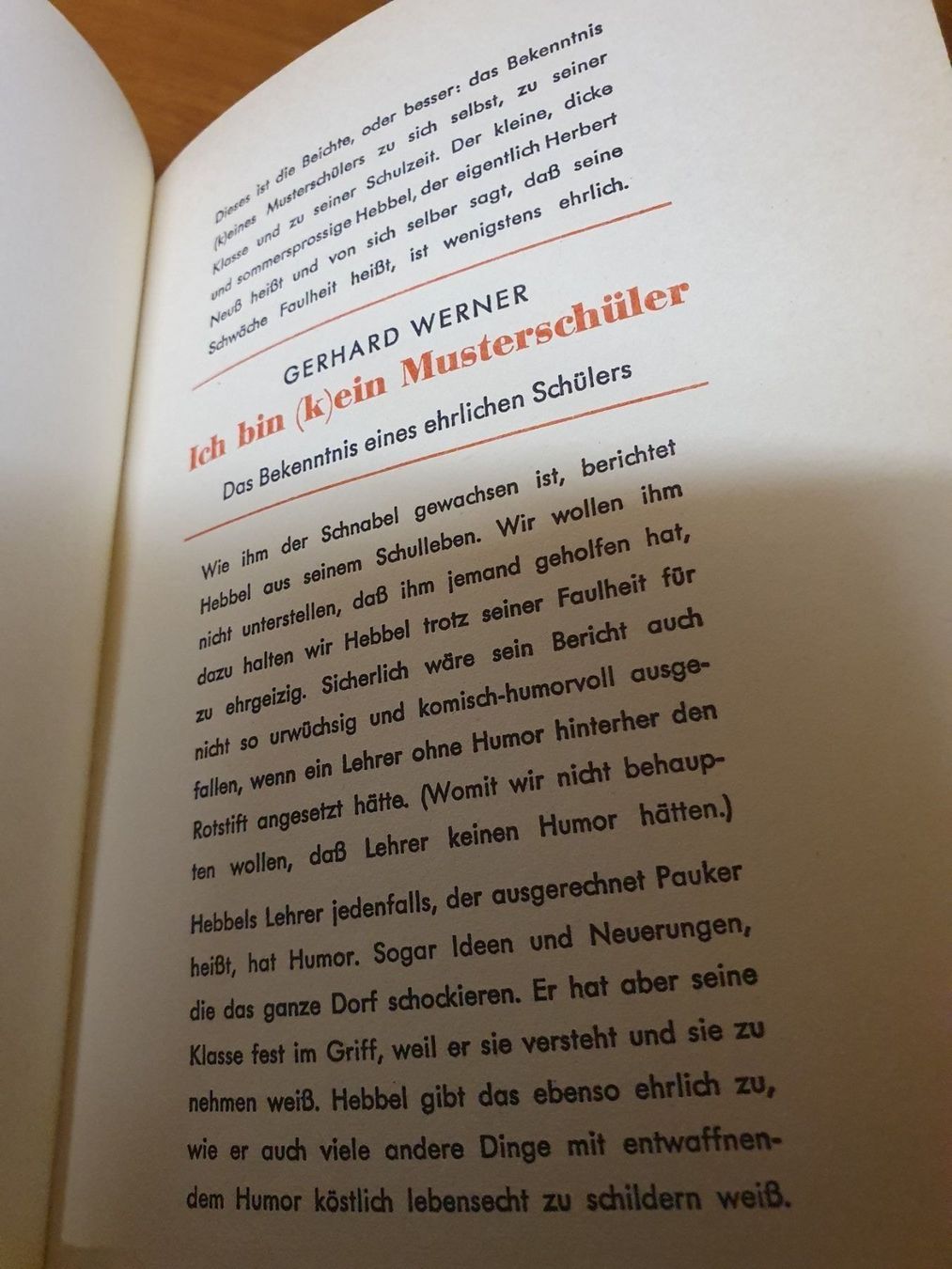 Bücher: Gerhard Werner - k(ein) Musterschüler – Gebraucht aus Oberdorf BL von BaldenEagle 1