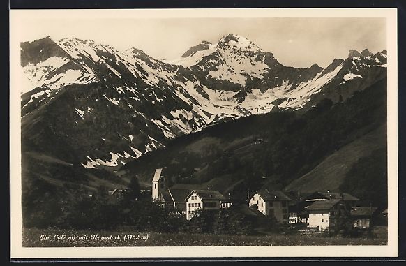 Cartoline postali: AK Elm, Ortschaft mit Hausstock – Usato da Berlin venduto da bartko-reher