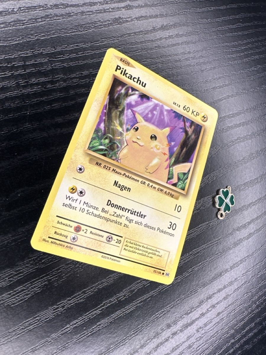 Pokémon Carte collezionabili: Pikachu lv.12 35/108 xy evolutions non holo – Usato da Uster venduto da Neonschwarz 1