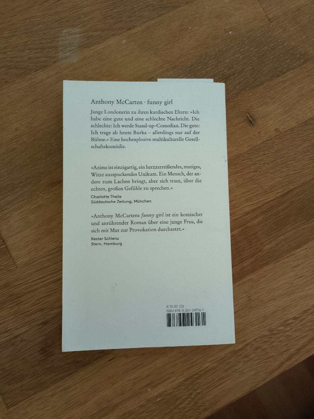 Bücher: Anthony McCarten's Funny Girl – Neu (gemäss Beschreibung) aus Luzern von shadowlover 1
