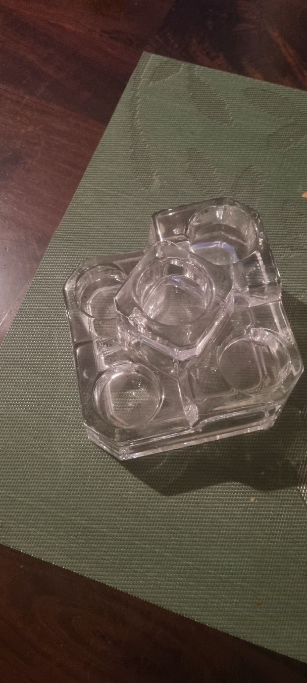 Portacandele: Partylite Teelichthalter "Kristallstufen" – Usato da Basel venduto da Jcva 6