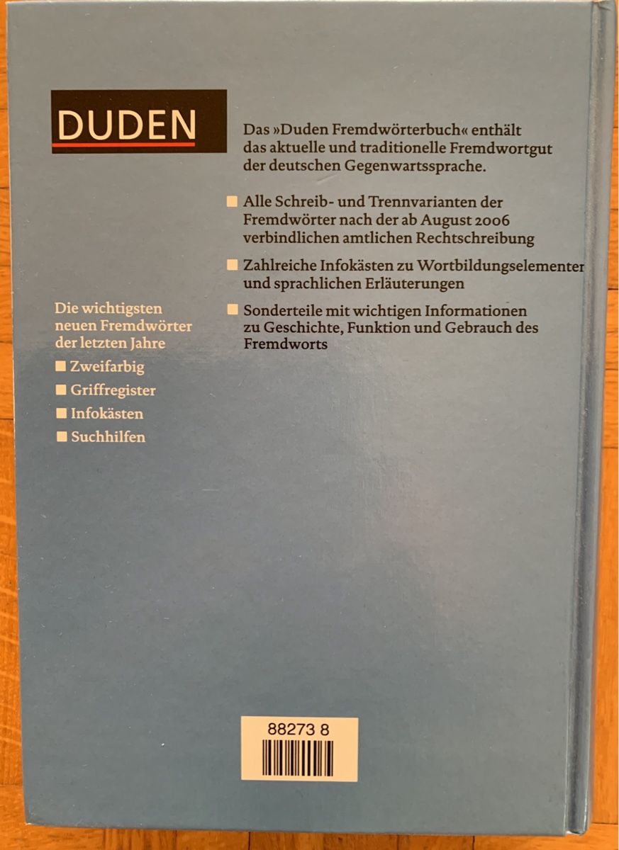 Libri: Duden - Das Fremdwörterbuch – Nuovo (secondo la descrizione) da Kriens venduto da sole60 1
