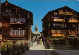 1985 AK Grächen _ Dorfstrasse