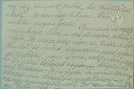 Dezsöne Reichart (1853-1912) Schriftsteller - Autogramm
