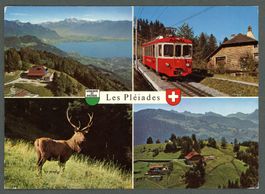 AK color Les Pléiades VD vue sur Clarens-Montreux ≈ 1970 