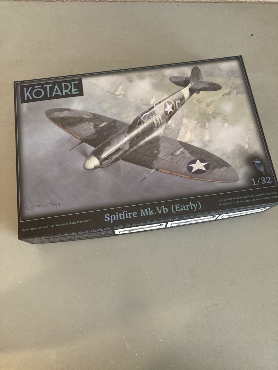Kit di modellismo & Modellini statici: Kotare Spitfire Mk5b 1:32 – Nuovo e nell'imballaggio originale da Zollikofen venduto da Torque86
