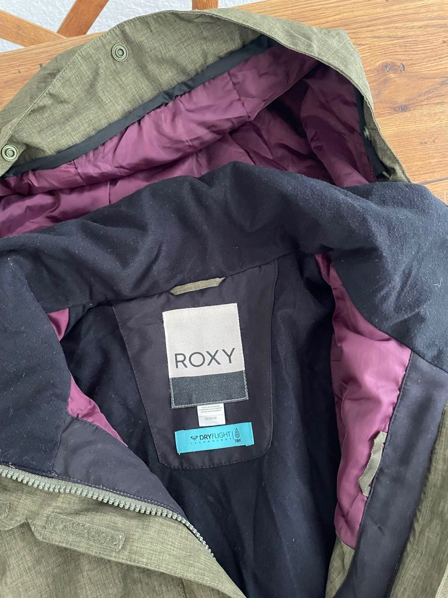 Roxy Giacche: Veste de ski ROXY  vert olive, taille M – Usato da Marin-Epagnier venduto da sachaechinta 4