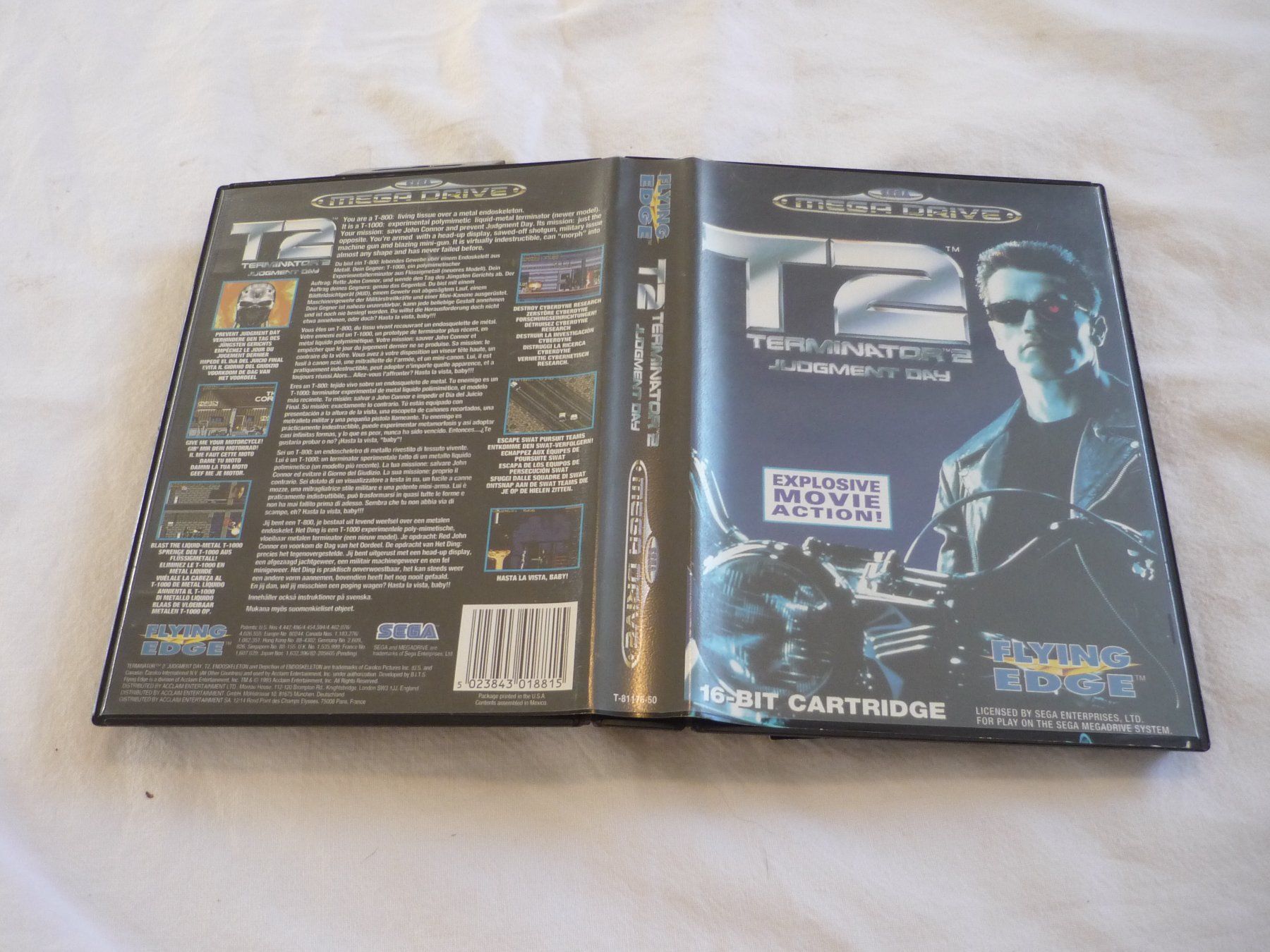 Sega Jeux: Sega Mega Drive - T2 Terminator Judgement Day – D'occasion à Beringen par Flatretriever 2