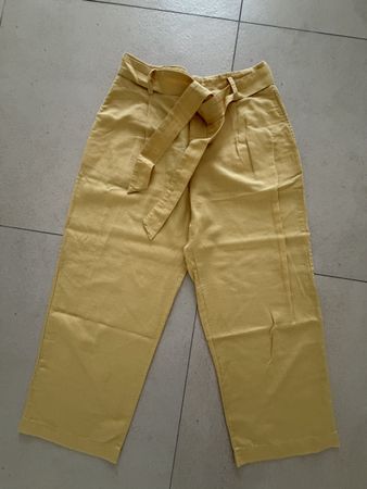 ZARA tolle Sommerhose aus Leinen Gr 38