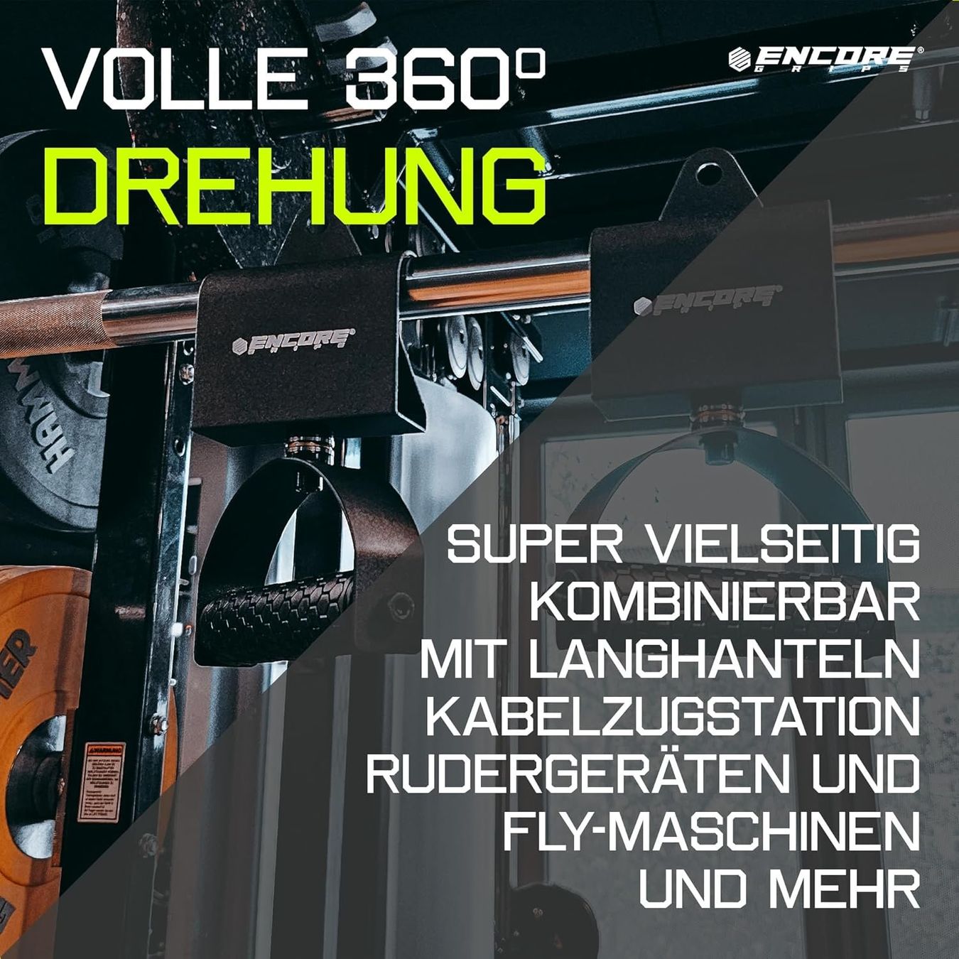 Hometrainer: Klimmzuggriffe drehbar Latzug Griffe – Nuovo e nell'imballaggio originale da Suhr venduto da SchnapperCH 7