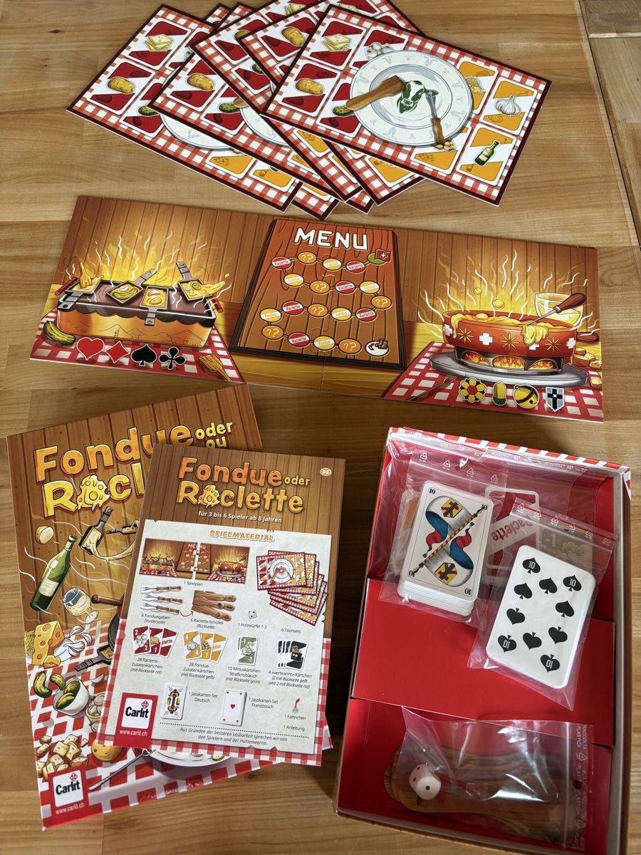 Giochi: Spiel / Fondue oder Raclette – Usato da Rümlang venduto da euqinom16