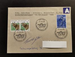 Autogramm  Schwingen   Chur    Sutter  1995   Sport   König