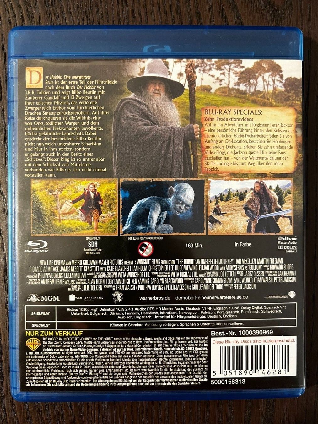 Alle DVDs: Der Hobbit - Eine unerwartete Reise – Gebraucht aus Zürich von Blu-ray_ZH 1
