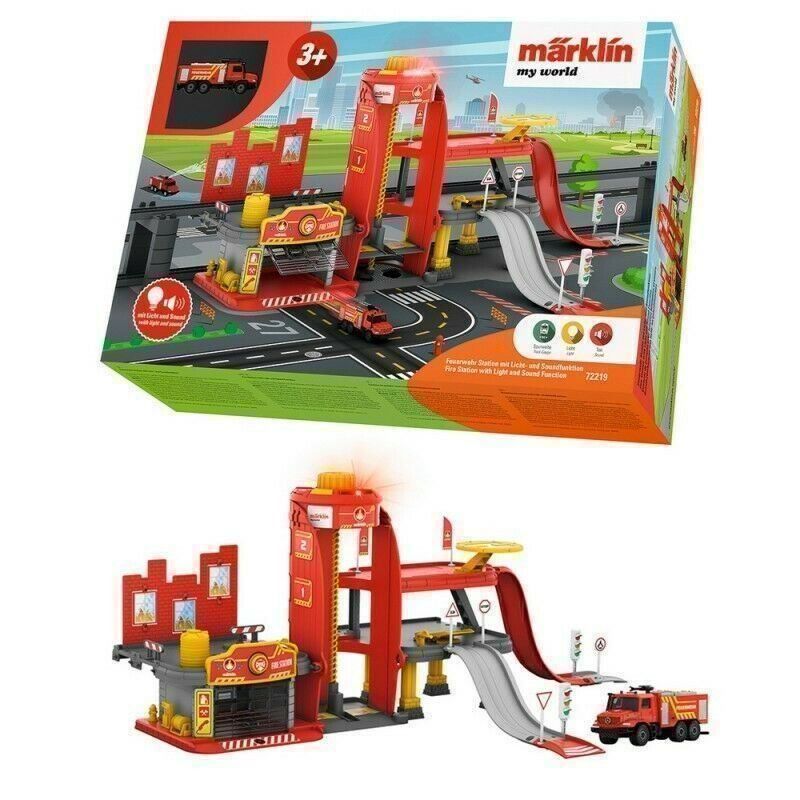 Jouets: Märklin Feuerwehr Station mit Licht+Soundfunkti – Neuf avec emballage d'origine à Hauenstein par Danbach