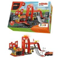 Märklin Feuerwehr Station mit Licht+Soundfunkti