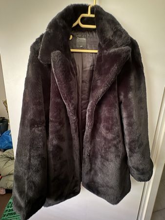 Manteau noir taille L