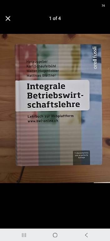 Libri: Buch Integrale Betriebswirtschaftslehre – Nuovo e nell'imballaggio originale da Luzern venduto da car_f2cq 1
