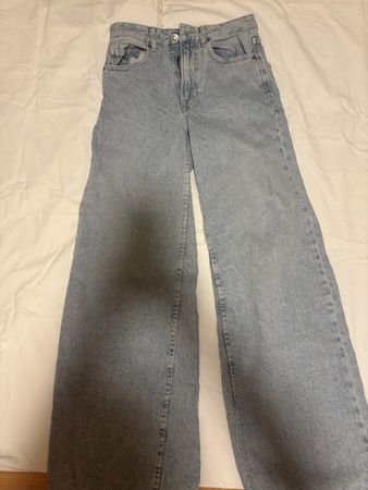 Jeans Wide Leg hellblau Damen Grösse 36 neuwertig