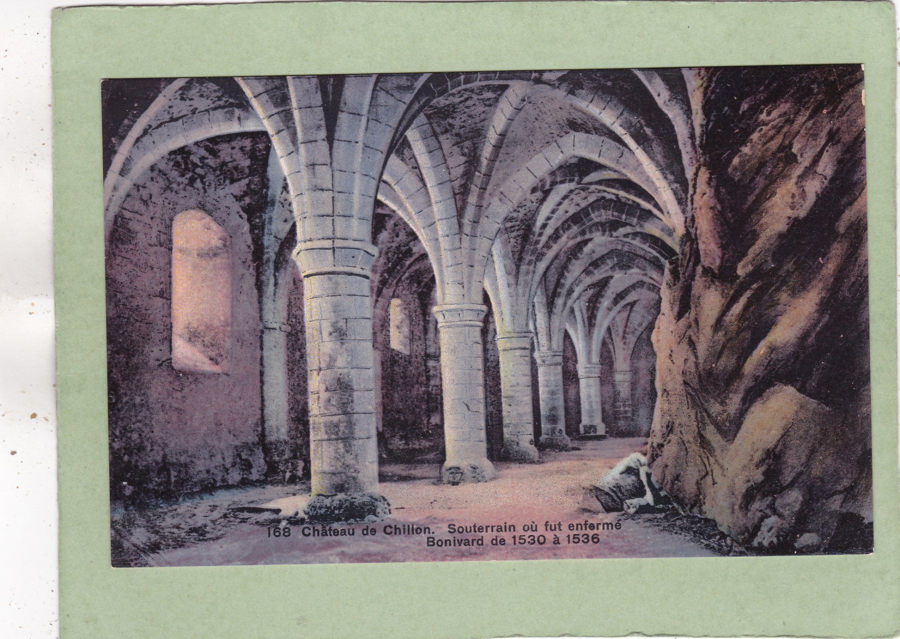 Ansichtskarten: Chillon Souterrain – Gebraucht aus Herisau von Lisegrat2008