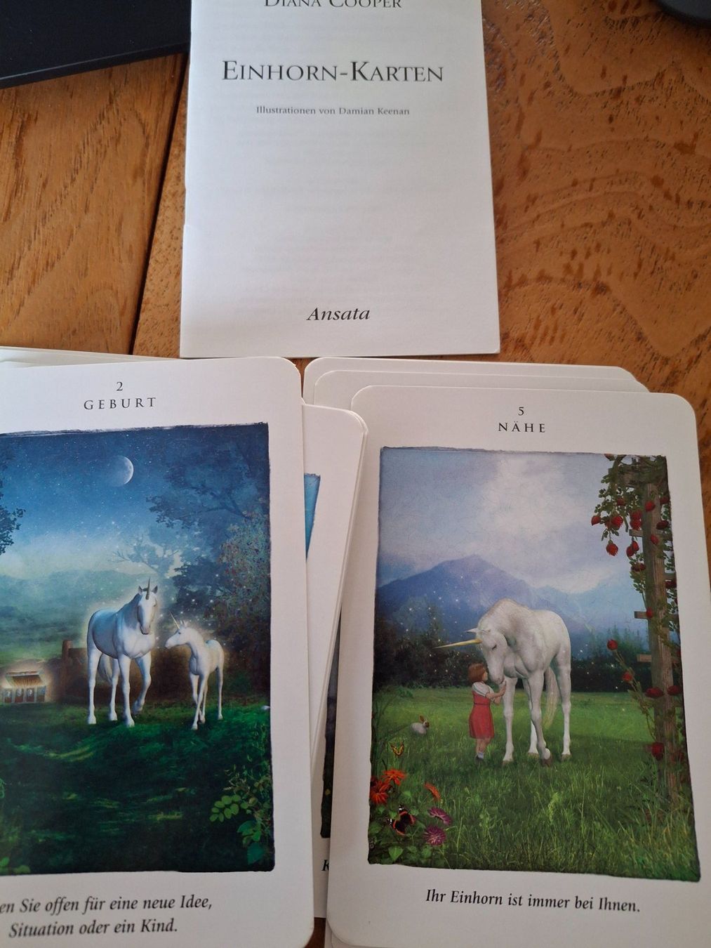 Cartoline: Einhorn Karten - Diana Cooper – Usato da Courlevon venduto da Eiscool 2