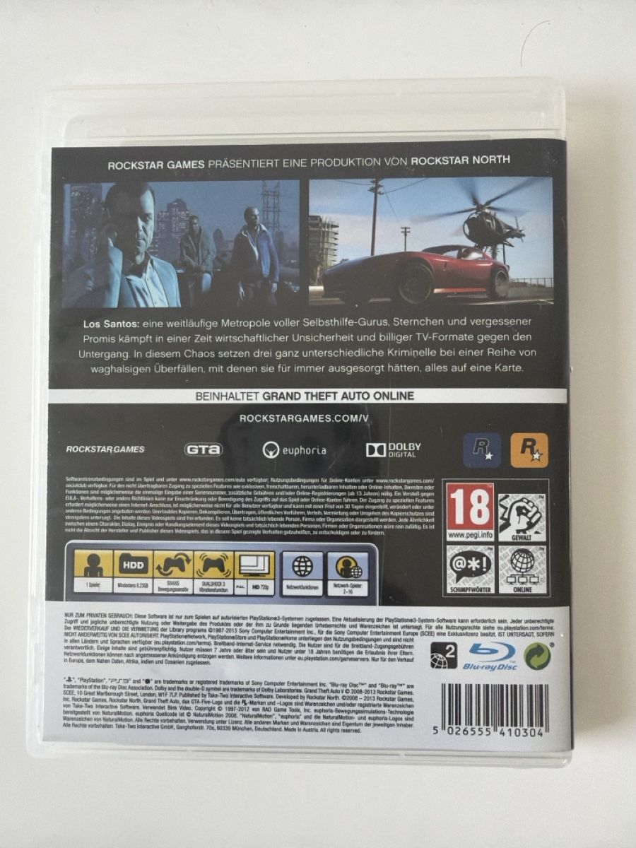 Sony Giochi: Jeu PS3 Grand Theft Auto V bon état – Usato da Troinex venduto da cashgva 2