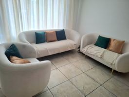 Boucle Sofa 3-teilig