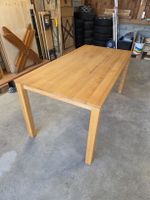 Esstisch aus massivem Holz Buche 160x80cm