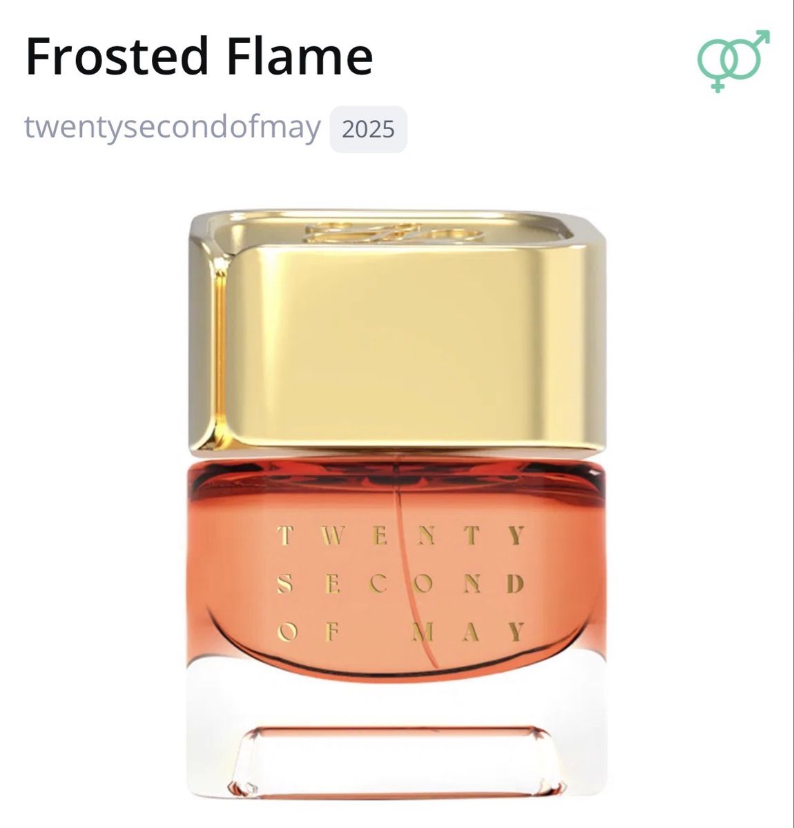 Profumi & Eau de Toilette: Twentysecondofmay Frosted Flame Duftprobe 2ml – Nuovo (secondo la descrizione) da Meierskappel venduto da Philium