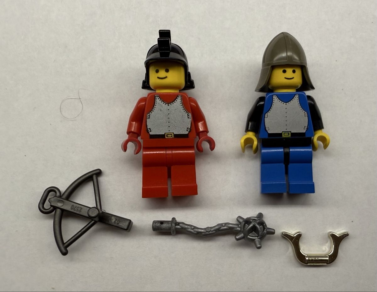 Lego Statuette: 2 seltene Lego Ritter mit Zubehör – Usato da Rheinfelden venduto da zim_2hqc