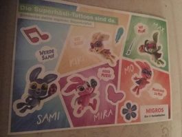 Migros Superhäsli Ostern Tattoo NEU