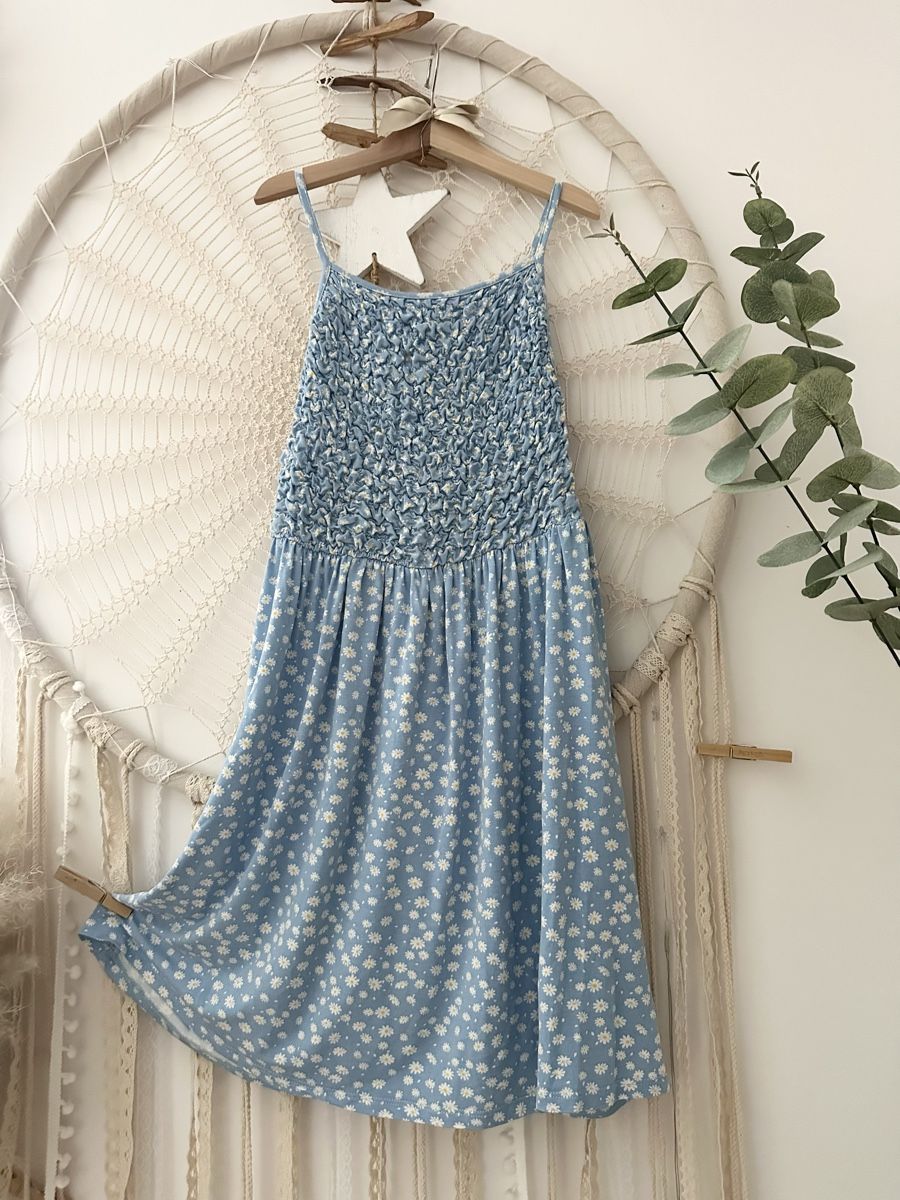 Zara Vestiti & Gonne: ZARA Blumenkleid, Himmelblau, Gr. 152  – Usato da Obfelden venduto da dafae 2