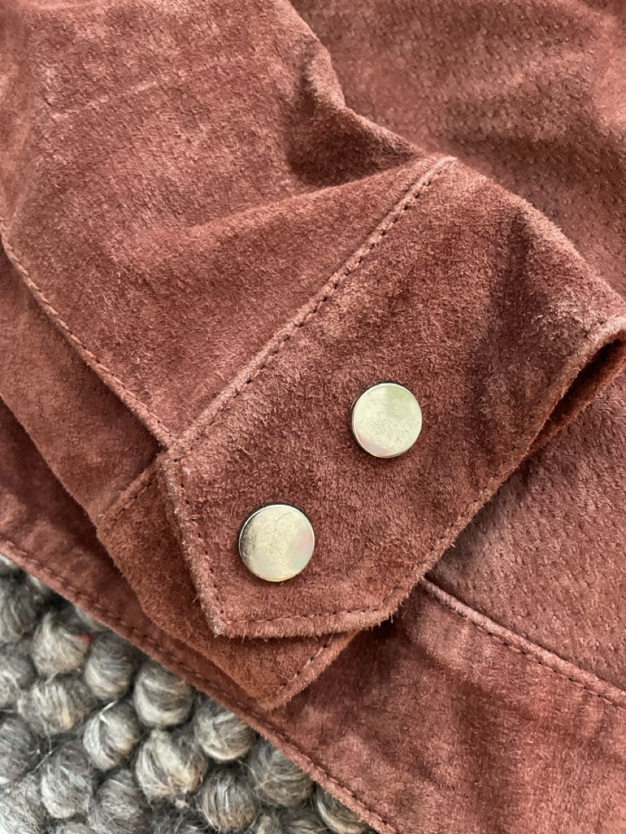 Mango Jacken: Mango Wildlederjacke in Rostrot, Grösse S/XS – Neu (gemäss Beschreibung) aus Hedingen von sam_vks6 3