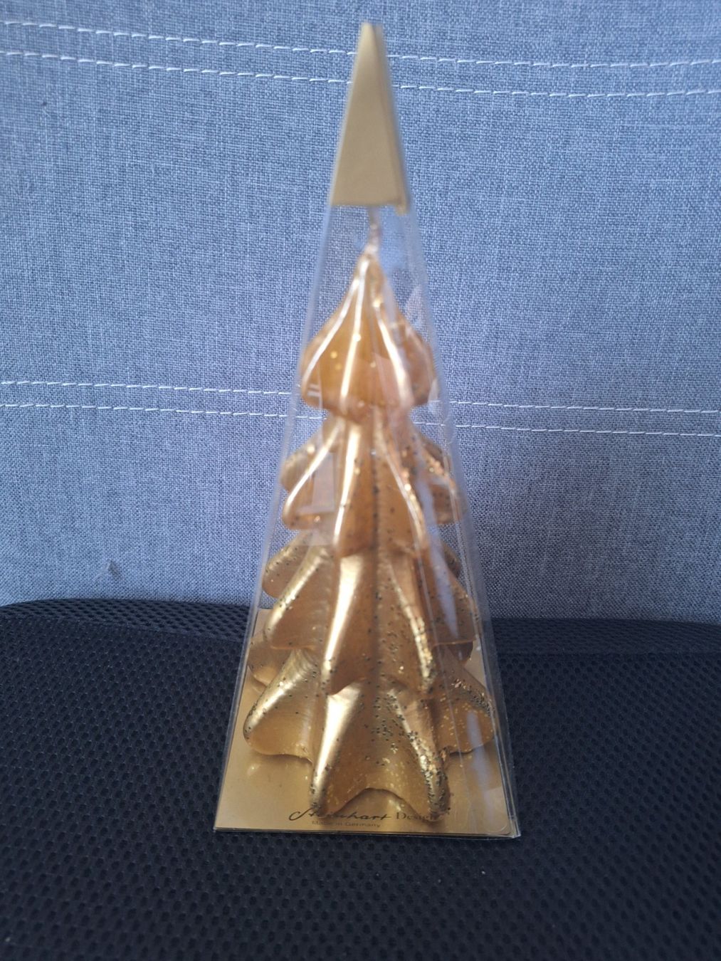 Candele: Weihnachtsbaum Kerze Steinhart Design gold – Nuovo (secondo la descrizione) da Wanzwil venduto da chlinih93