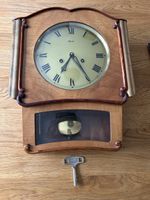 Hermle Pendeluhr Holz, revidiert 1998!