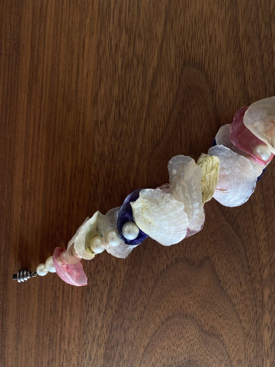 Catenine: Elegante Perlenkette mit bunten Muscheln – Usato da Zürich venduto da blancali 5